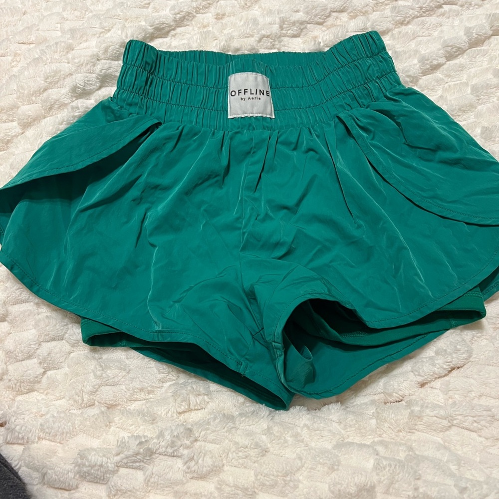 Aerie Teal Athletic Shorts